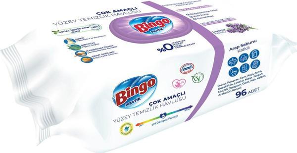 Bingo Yüzey Temizlik Havlusu Lavanta 96x9 864 Yaprak - Image 1