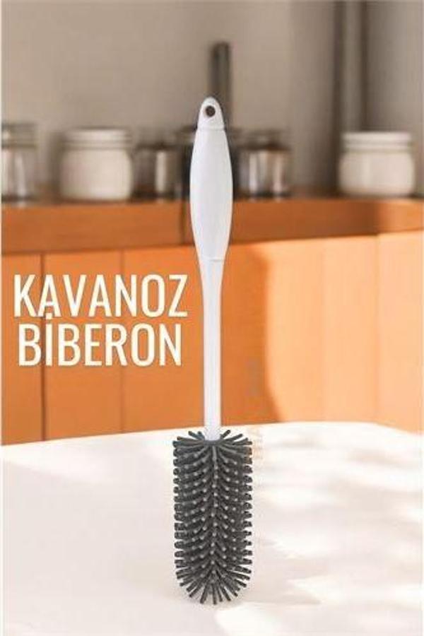 Kavanoz Temizleme Fırçası Şişe Biberon Dar BölgeTemizleyici Fırça - Image 1