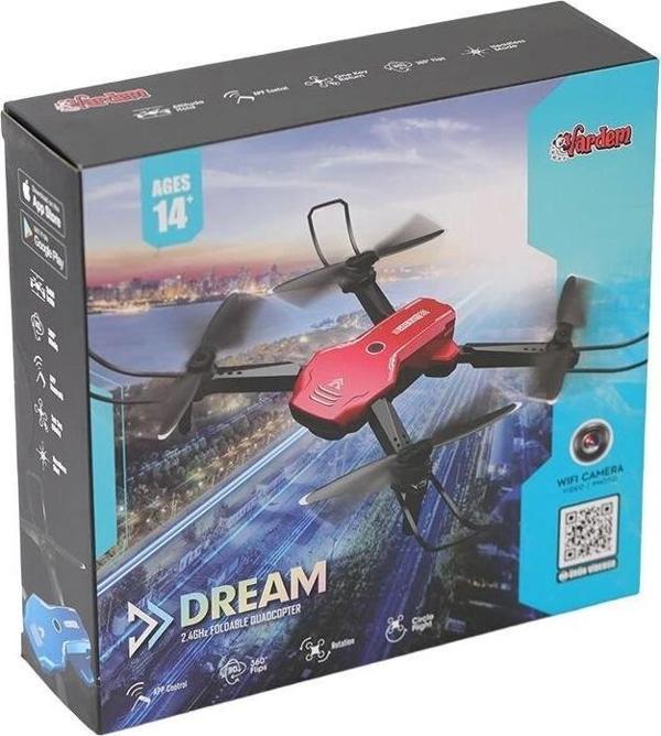 H866HW - Vardem 2.4G Wifi Kameralı Şarjlı Full Fonksiyon Drone - Image 1
