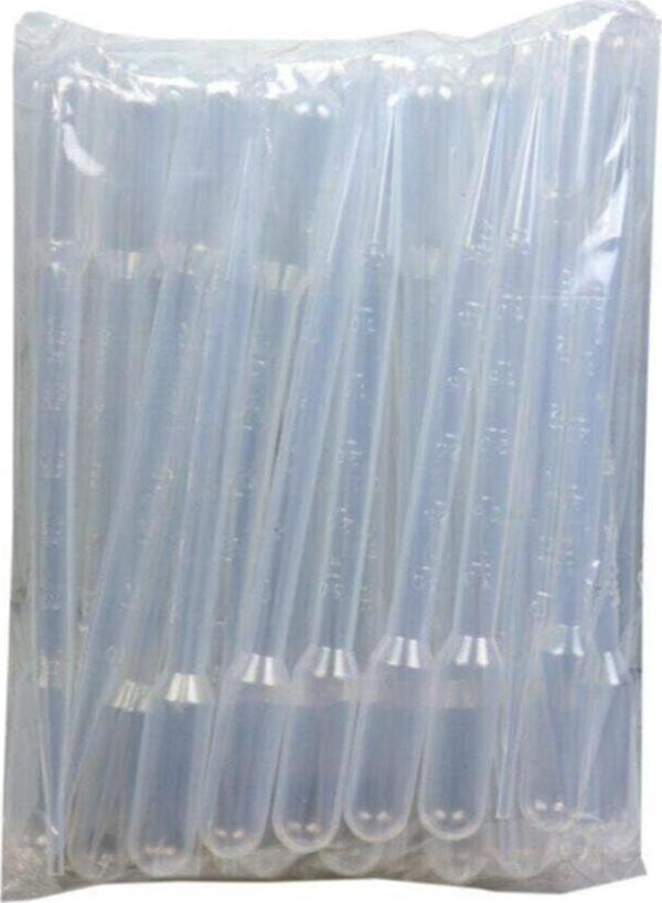 Yyb Şeffaf Plastik Pipet Damlalık 3 Ml. 10 Adet - Image 1