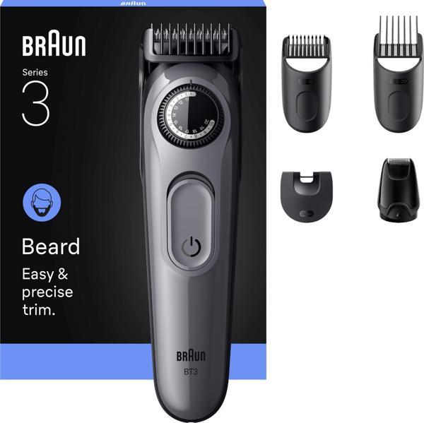 Braun Sakal Düzeltici Series 3, +5 Aksesuar, 40 Uzunluk, Keskin Bıçak, BT3560 - Image 1
