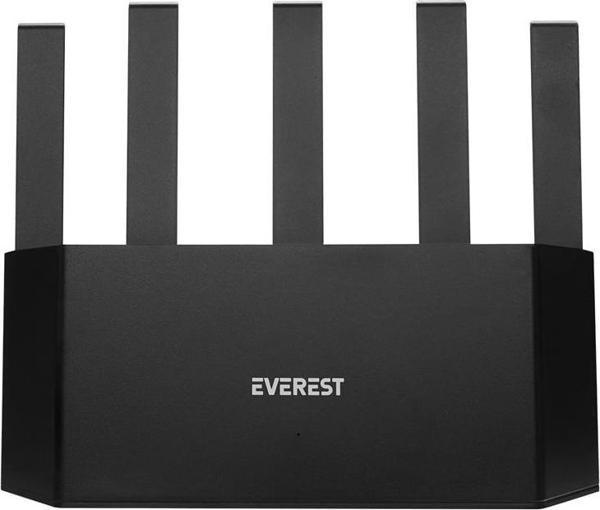 Everest EWR-X3000MBPS-V1 X3000mbps Dualband 5*6Dbi 1 Wan Port + 3 Lan Port Wi-Fi 6 Wisp+Ap+Repeater Destekli Kablosuz Wi - Image 1