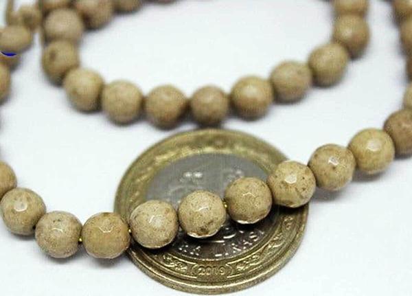 Jasper Taşı Faset Kesim 6mm/10 Adet - Image 1