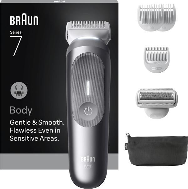 Braun Vücut Tıraş Makinesi Series 7, +6 Aksesuar, Kompakt, SmartLight, BG7550 - Image 1