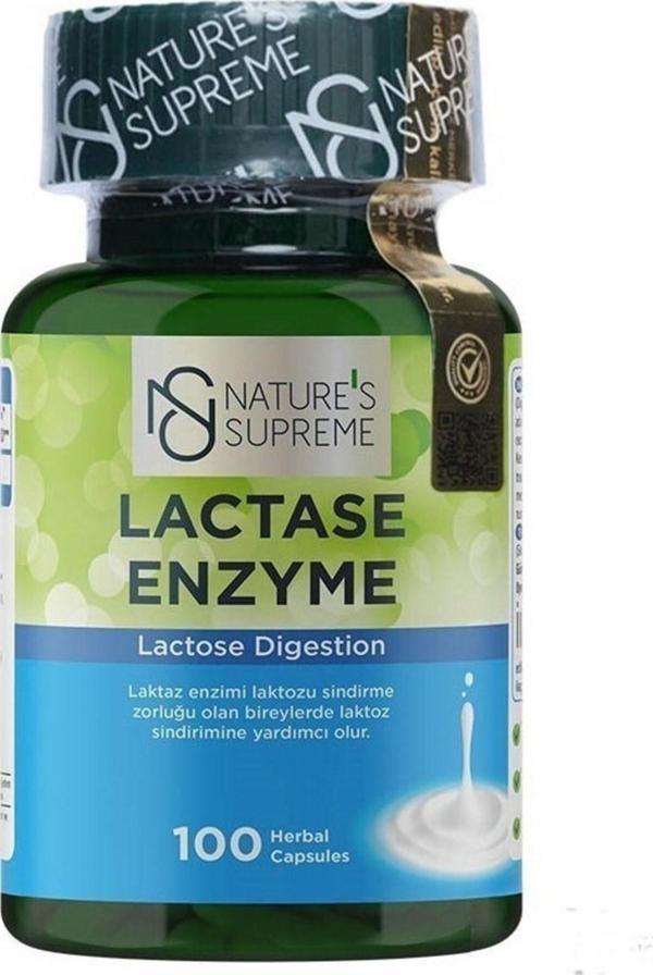  Natures Supreme Lactase Enyzme 100 Kapsül - Image 1