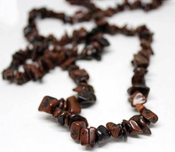 Kahverengi Obsidyen Taşı Doğal Küçük Taşlar Dizi - Image 1