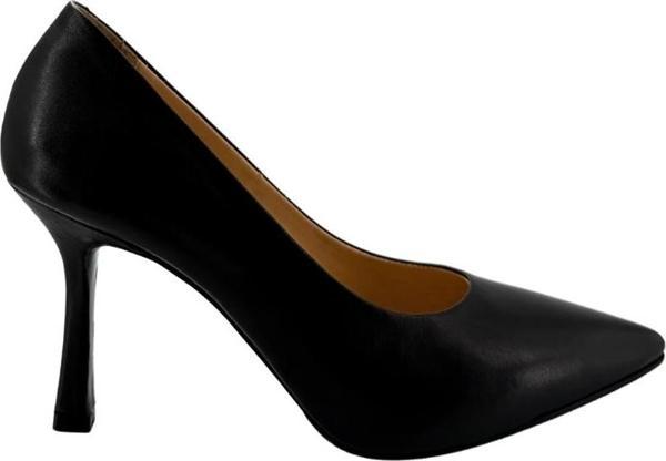 Hakiki Deri Stiletto Disparita 26301 İnce Topuk Kadın Ayakkabı - Image 1