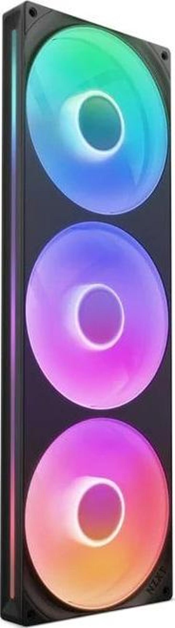 NZXT RGB F420RGB RF-U42HF-B1 420MM Siyah Kasa Fanı - Image 1