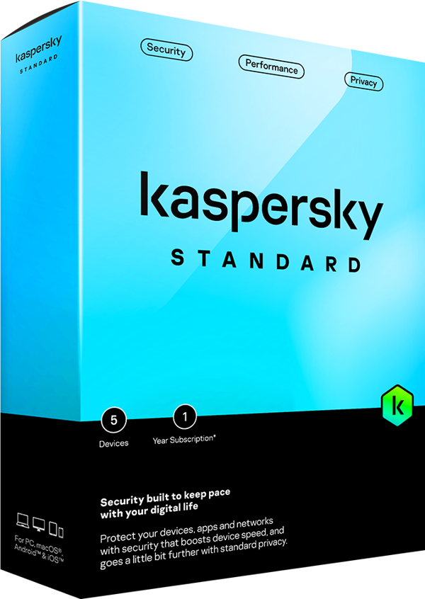 Kaspersky Standart Türkçe Kutu 1 Yıl 1 Kullanıcı - Image 1