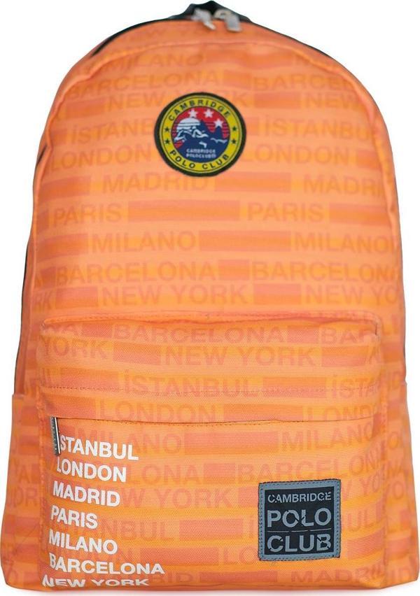 Cambridge Polo Club Cities Ön Bölmeli Unisex Sırt Çantası - Image 1