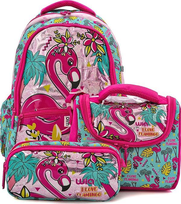 Wia Palm Flamingo Kız Çocuk Okul Seti - Image 1