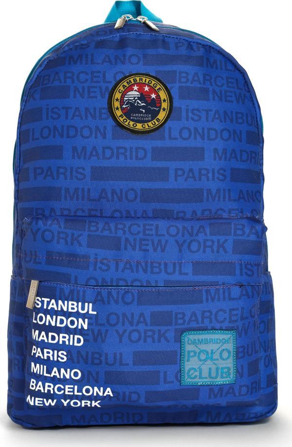 Cambridge Polo Club Cities II Ön Cepli Unisex Sırt Çantası - Image 1