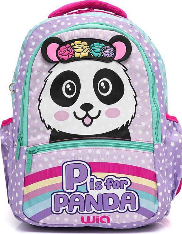 Wia Crowned Panda Kız Çocuk İlkokul Çantası - Image 1