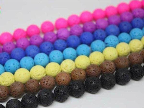 Lav Taşı Koyu Mavi Renkli Dizi 10mm - Image 1