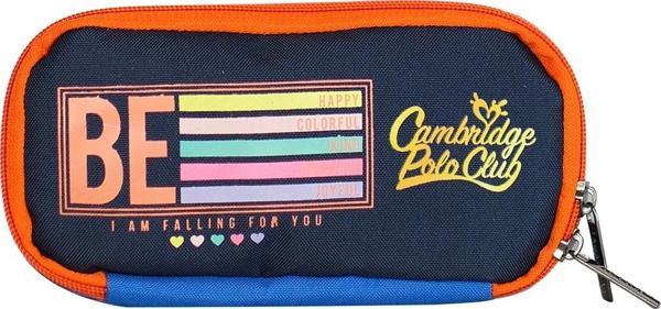 Cambridge Polo Club Be Happy Tek Bölmeli Unisex Çocuk Kalem Kutusu - Image 1