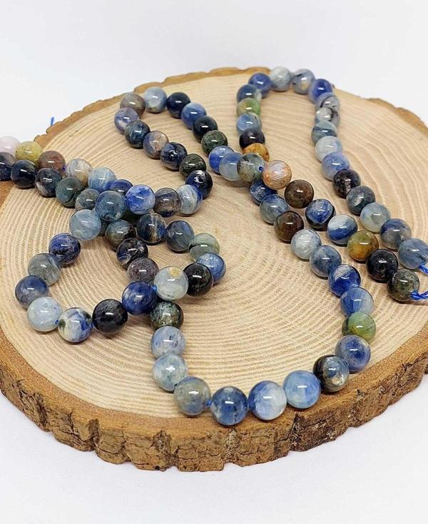 Kyanit Taşı Karışık Renkler Dizi 8mm - Image 1