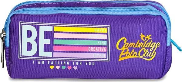 Cambridge Polo Club Be Happy Çift Bölmeli Unisex Çocuk Kalemlik - Image 1
