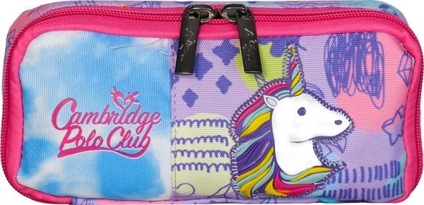 Cambridge Polo Club Unicorn Tek Bölme Kız Çocuk Kalemlik - Image 1