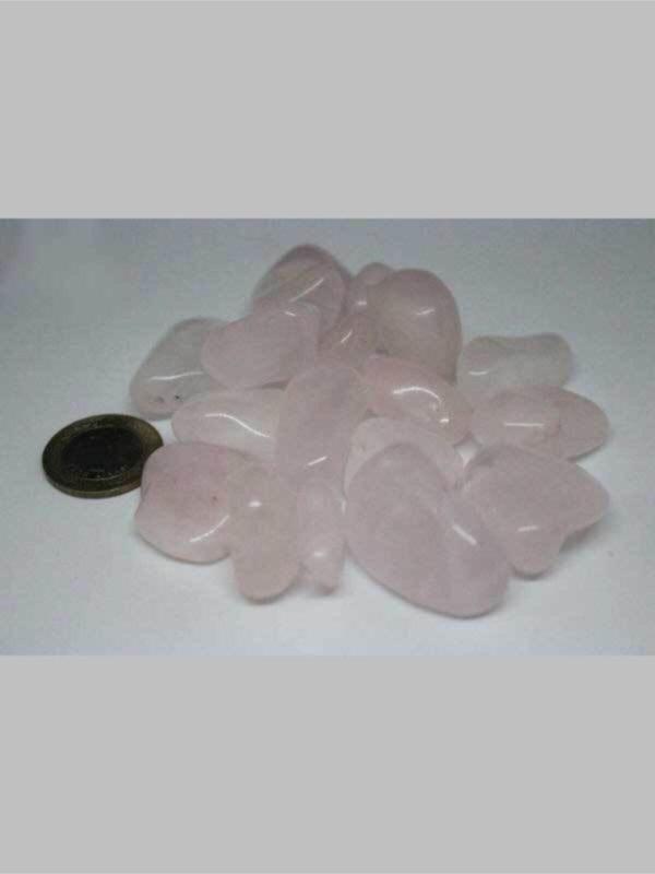 Pembe Kuvars Taşı Küçük Boy 6-12 gram ( Açık Pembe) - Image 1