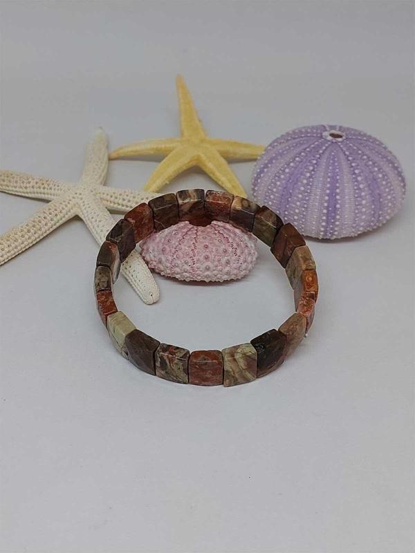 Riyolit Taşı Rolex Model Unisex Bileklik - Image 1