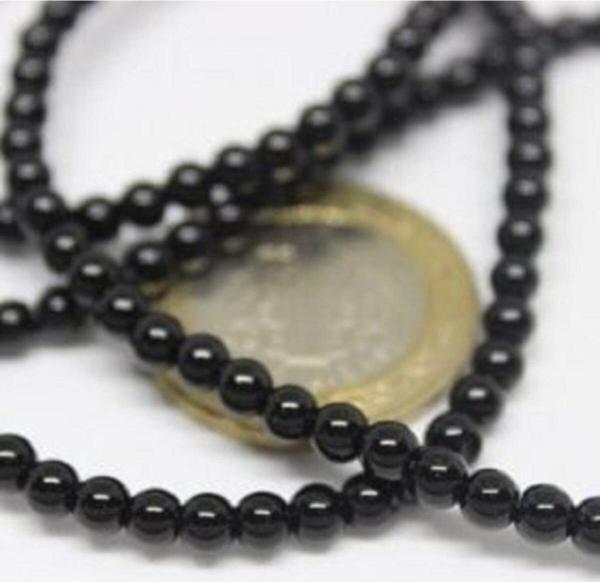 Onix oniks Taşı Parlak 4 mm 10 Adet - Image 1