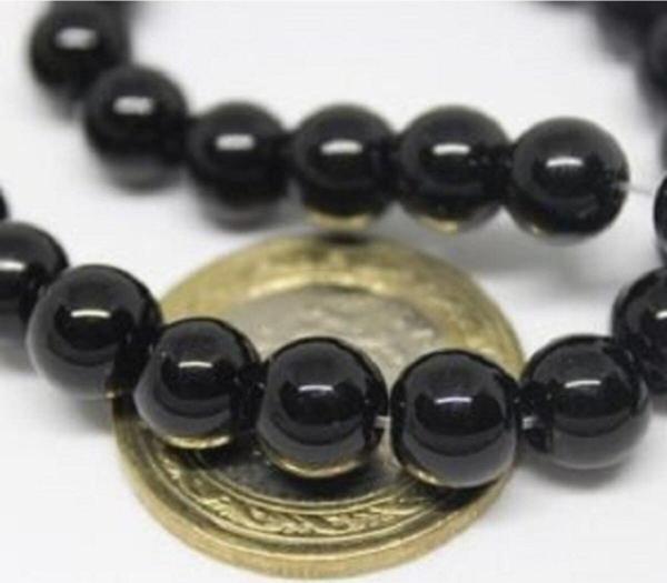 Onix Taşı Parlak 8mm 10 Adet - Image 1