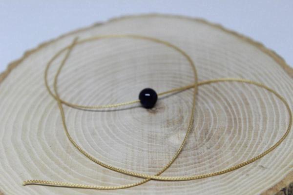 Paraşüt Ipi Altın Rengi (dore) 0.8mm / 5 Metre (0.8mm Ve Üzeri Taşlar Için) - Image 1