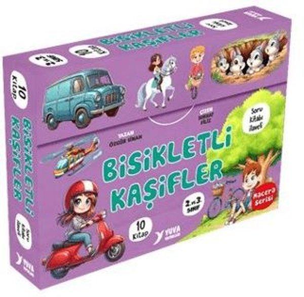 2. ve 3. Sınıf Bisikletli Kaşifler Serisi Seti-10 Kitap Takım - Yuva - Image 1