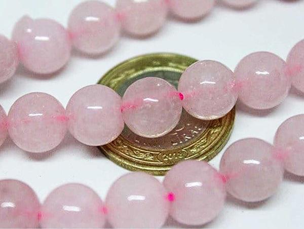 Pembe Kuvars Taşı 10 mm 4 Adet - Image 1