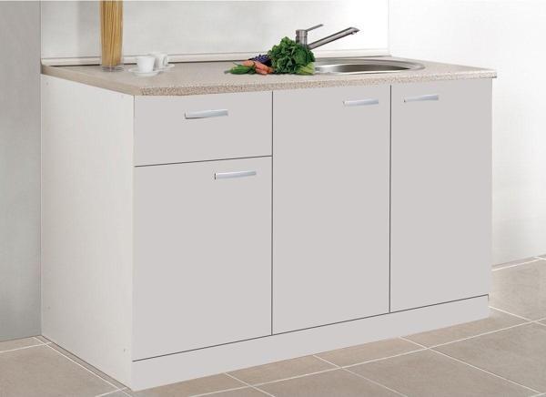 Kenyap Summer Mutfak Alt Dolabı 120 Cm Laminat Tezgah Dahil - Image 1