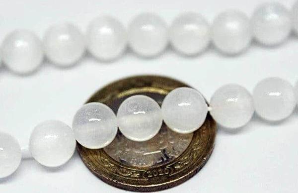 Selenit Taşı 8 mm - 3 Adet - Image 1