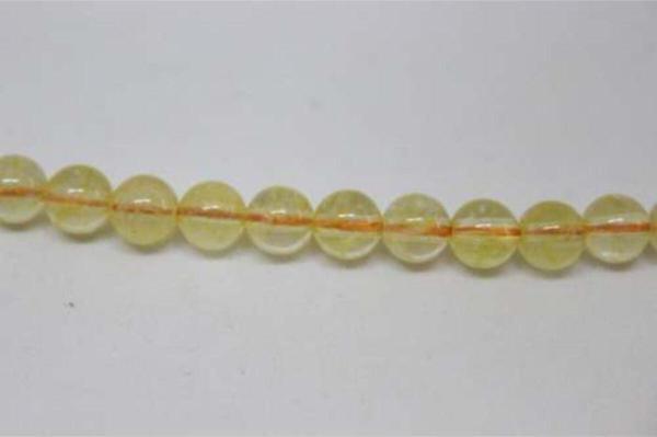 Sitrin Taşı Açık Renk 6mm 4 Adet - Image 1
