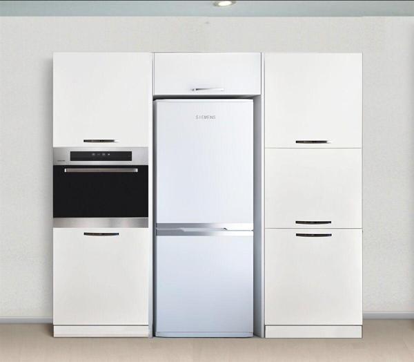 Kenyap Mutfak Ankastre Kiler Ve 3 Kapaklı Kiler Ve Buzdolabı Dolabı 204 Cm - Image 1