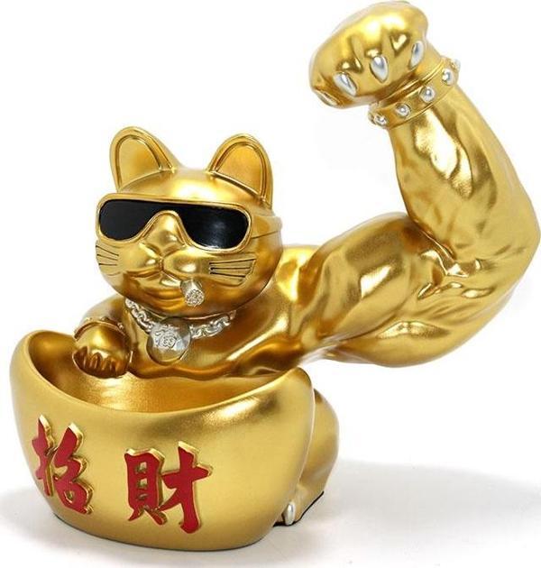 Polyester Şanslı Kedi Figürü Model 4 - Image 1