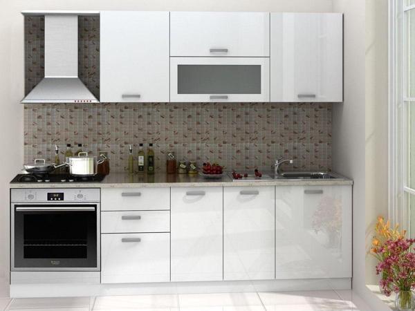 Kenyap Ekoline Ankastre Mutfak High Gloss 260 Cm Tezgah Hariç - Image 1