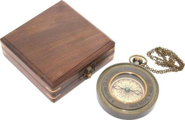 Ahşap Kutulu Pusula Model 4 - Image 1