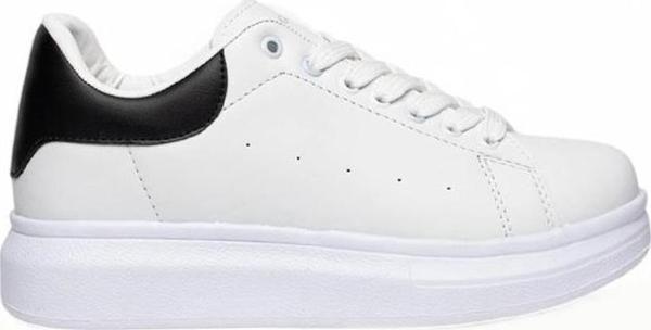 M2S Beyaz-Siyah Qun Unisex Sneaker - Image 1