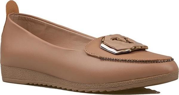 Trend Adımlar Kahverengi Vandora Hafif Kadın Babet - Image 1