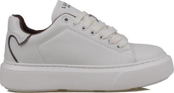 Lufian Beyaz Amy Hakiki Deri Kadın Sneaker - Image 1