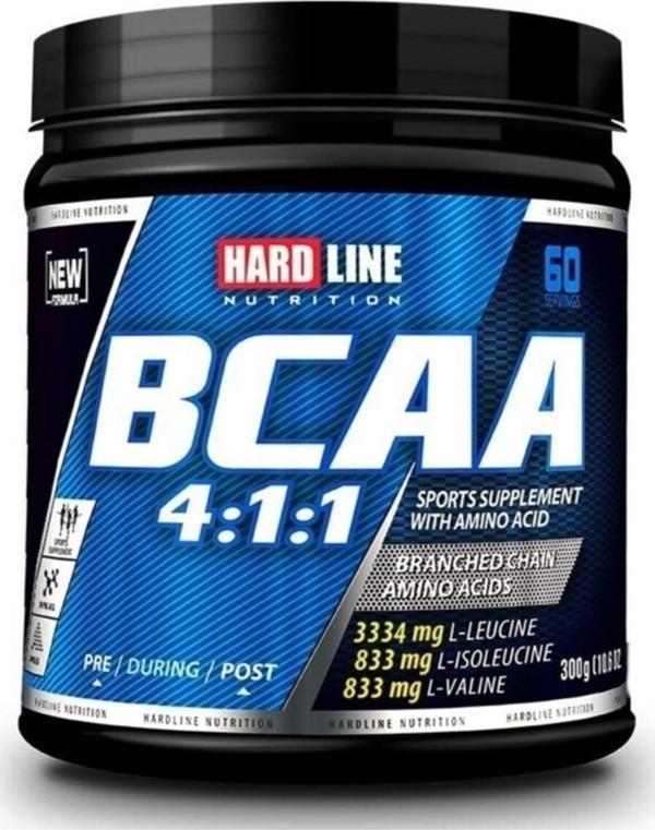 Hardline 4:1:1 Bcaa 300 gr - Aromasız - Image 1