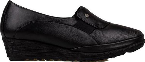 Muya Siyah Mary 6 Noktalı Hakiki Deri Mevsimlik Ayakkabı - Image 1