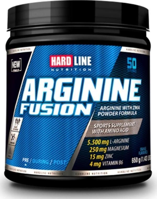 Hardline Arginine Fusion 650 gr - Portakallı - Image 1
