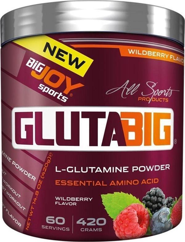 Bigjoy Sports Glutabig Powder L-glutamin Orman Meyveli 420g Glutamine Amino Asit - Image 1