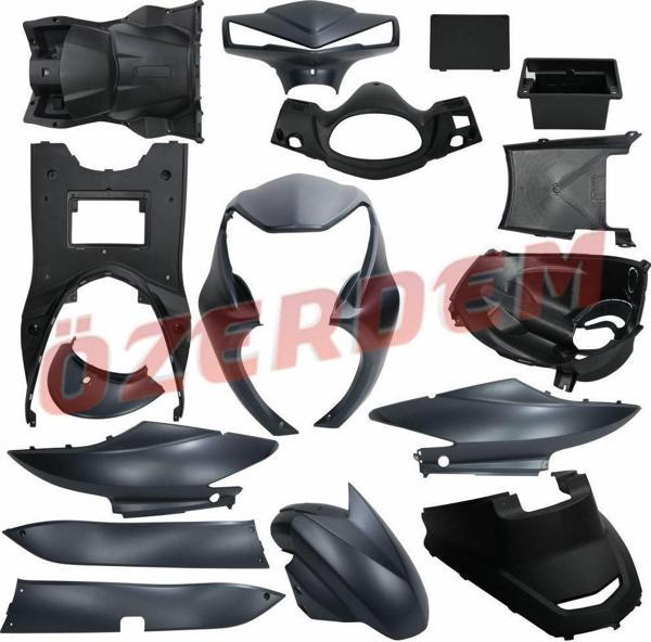 Kuba Space 50 Kaporta Seti Koyu Yeşil 18 Parça - Image 1
