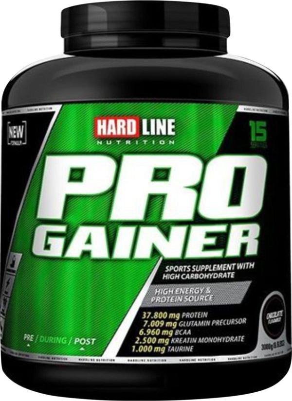 Hardline Progainer 3000 gr - Çilek Aromalı Karbonhidrat Tozu - Image 1