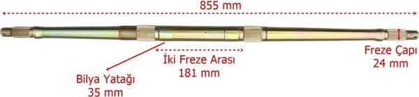 Atv Apachi Bs200 Aks 855 Mm Tek Yivli Bilya Yatağı 35 23 Freze Sekmanlı Öm - Image 1