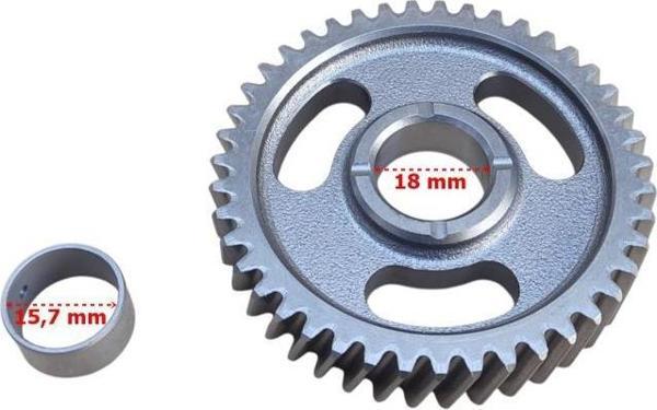 Kuba Atv Vip Track Şanzıman Dişlisi 43T İç 15,70 Mm R Helis 3 Delikli 2020 Orj - Image 1
