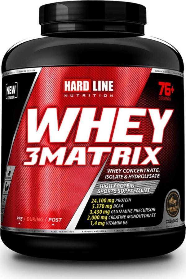 Hardline Whey 3Matrix 2300 gr - Çikolata Aroma - Image 1