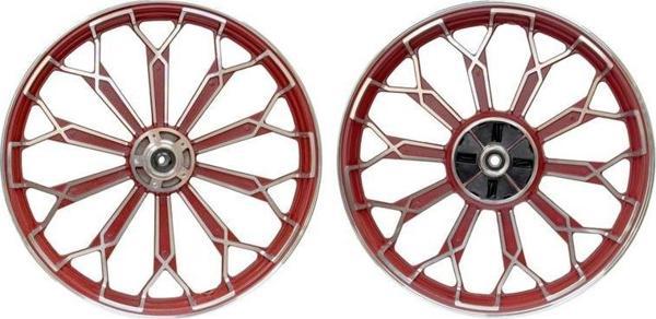 Jant Ön-Arka Set Kırmızı 1.60X18-1.85X18 Modıfıye Cg - Image 1