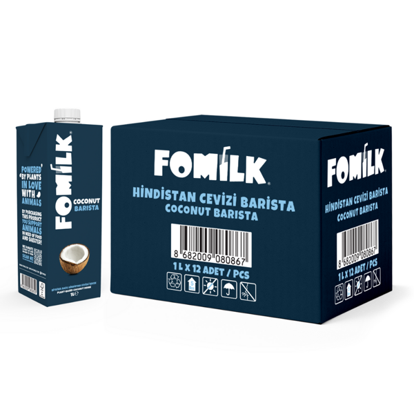 Fomilk Hindistan Cevizi Barista 1 L x 12 Adet - Image 1
